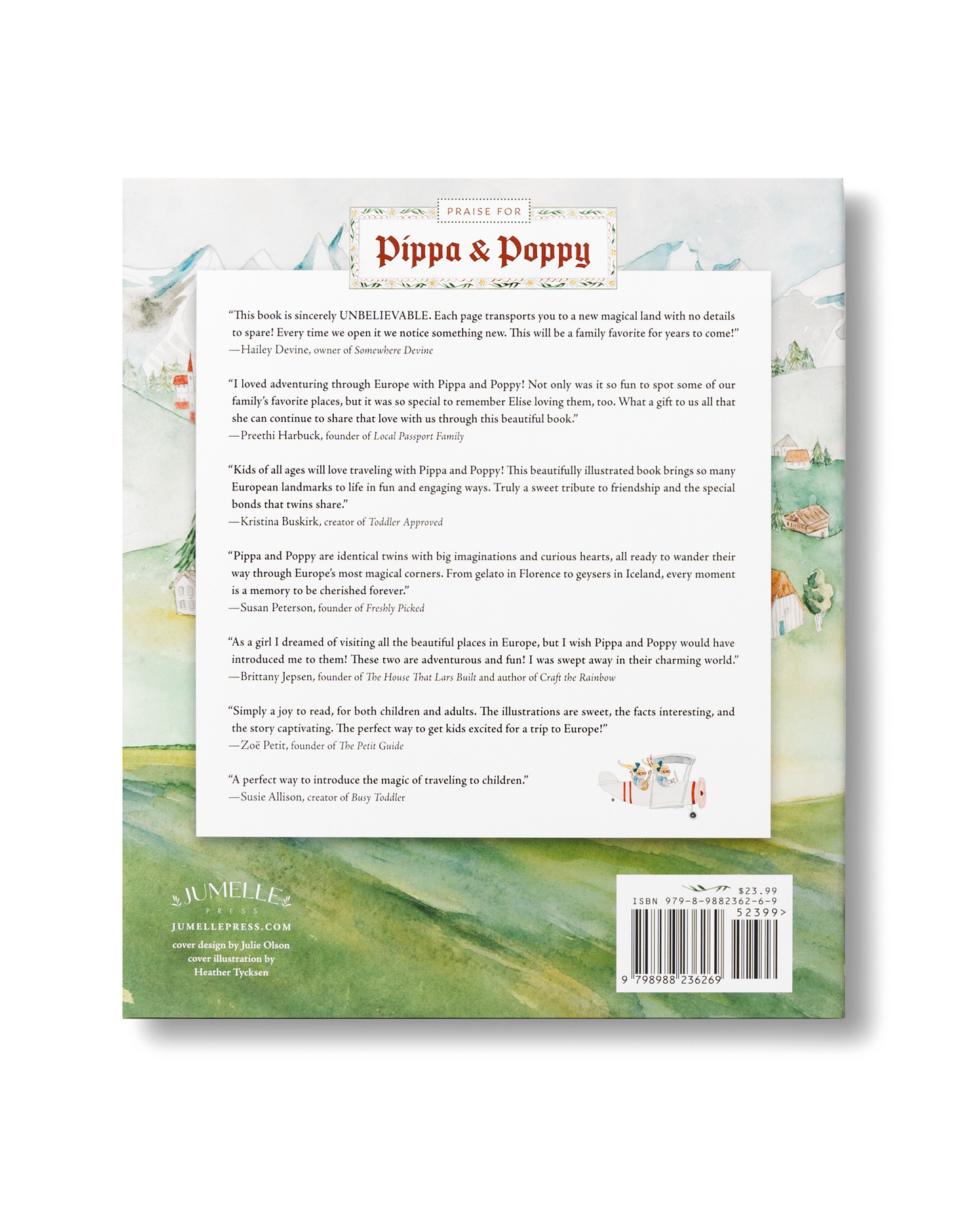 Pippa & Poppy's European Adventure by Tiffany Rosenhan and Elise Caffee - Wholesale Full Case