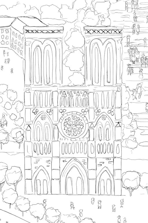 Pippa and Poppy's European Adventure Coloring Pages (Digital Download PDF)