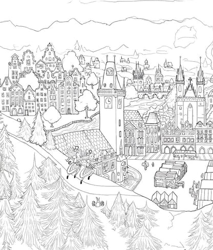 Pippa and Poppy's European Adventure Coloring Pages (Digital Download PDF)